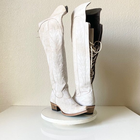 Lane Boots Shoes New Lane Lexington Over The Knee Western Boots 9